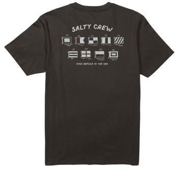 SALTY CREW CALL SIGN T-SHIRT BLACK