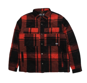 SALTY CREW CAMICIA CRUX OVERSHIRT WASHED RED