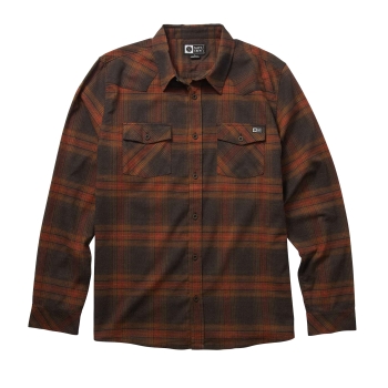 SALTY CREW CAMICIA IN FLANELLA RANCHERO BLACK