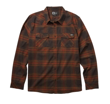 SALTY CREW CAMICIA IN FLANELLA RANCHERO BLACK