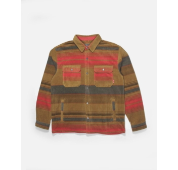 SALTY CREW CAMICIA PILE KEEL POLAR SHIRT WASHED RED