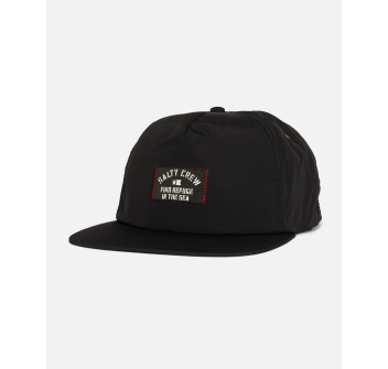 SALTY CREW CAPPELLINO EVEN KEEL STRAPBACK BLACK
