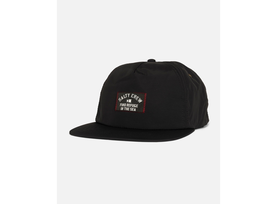SALTY CREW CAPPELLINO EVEN KEEL STRAPBACK BLACK