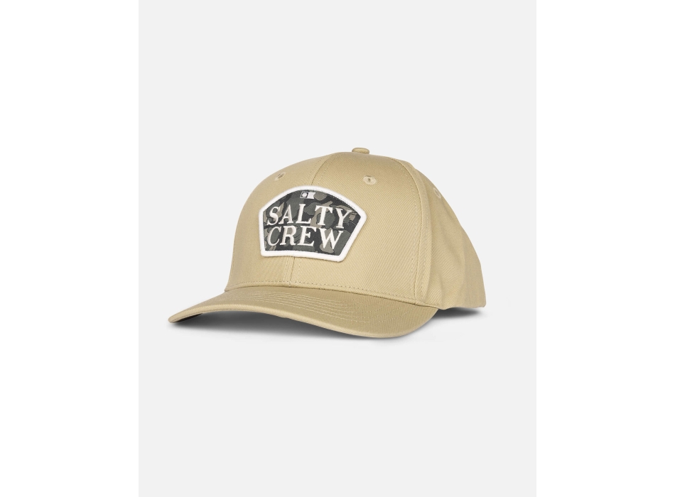 SALTY CREW CAPPELLINO FILLER UP 6 PANEL KHAKI