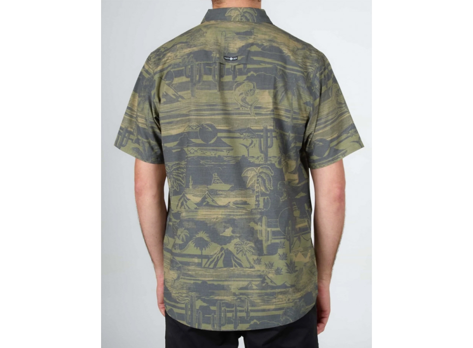 SALTY CREW CEDROS CAMICIA MANICHE CORTE UPF40+