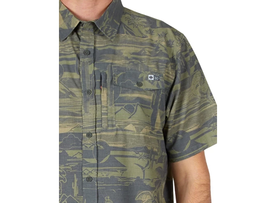 SALTY CREW CEDROS CAMICIA MANICHE CORTE UPF40+