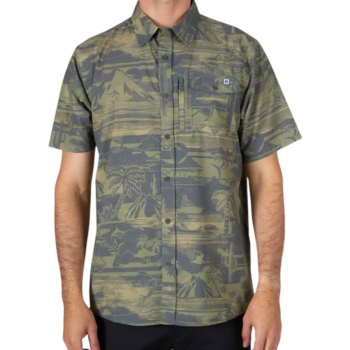 SALTY CREW CEDROS CAMICIA MANICHE CORTE UPF40+