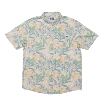 SALTY CREW CREW BOTTOM UP CAMICIA MANICHE CORTE OFF WHITE