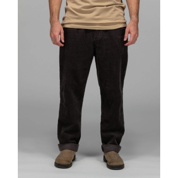 SALTY CREW CRUISER CORD PANTALONI IN VELLUTO CHARCOAL