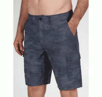 SALTY CREW DRIFTER 2 CARGO HYBRID WALKSHORT 19" BLACK CAMO