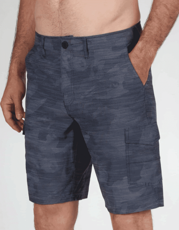 SALTY CREW DRIFTER 2 CARGO HYBRID WALKSHORT 19" BLACK CAMO