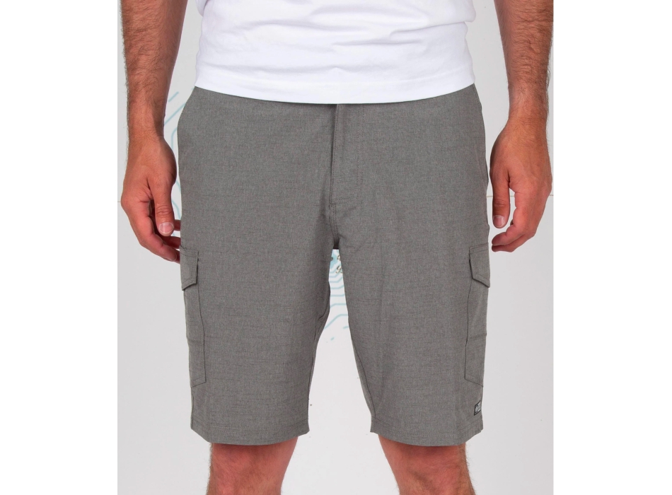 SALTY CREW DRIFTER 2 CARGO HYBRID WALKSHORT 20" GREY