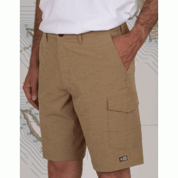 SALTY CREW DRIFTER 2 CARGO HYBRID WALKSHORT 20" TOBACCO