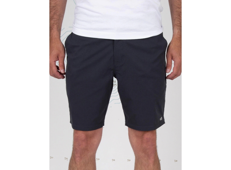 SALTY CREW DRIFTER 2 PERFORATED HYBRID WALKSHORT 19" NAVY