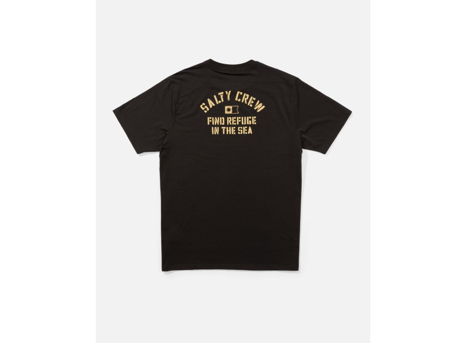 SALTY CREW EVEN KEEL TECH T-SHIRT TECNICA UPF50+ PHANTOM