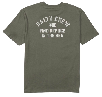 SALTY CREW EVEN KEEL VINTAGE CLASSIC T-SHIRT DUSTY OLIVE