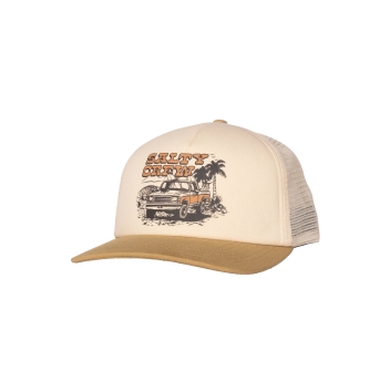 SALTY CREW GOOD TIMES TRUCKER CAPPELLINO OFF WHITE KHAKI