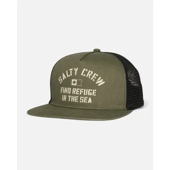 SALTY CREW GOOD TIMES TRUCKER CAPPELLINO OLIVE
