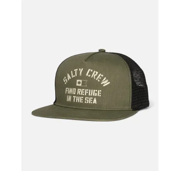 SALTY CREW GOOD TIMES TRUCKER CAPPELLINO OLIVE