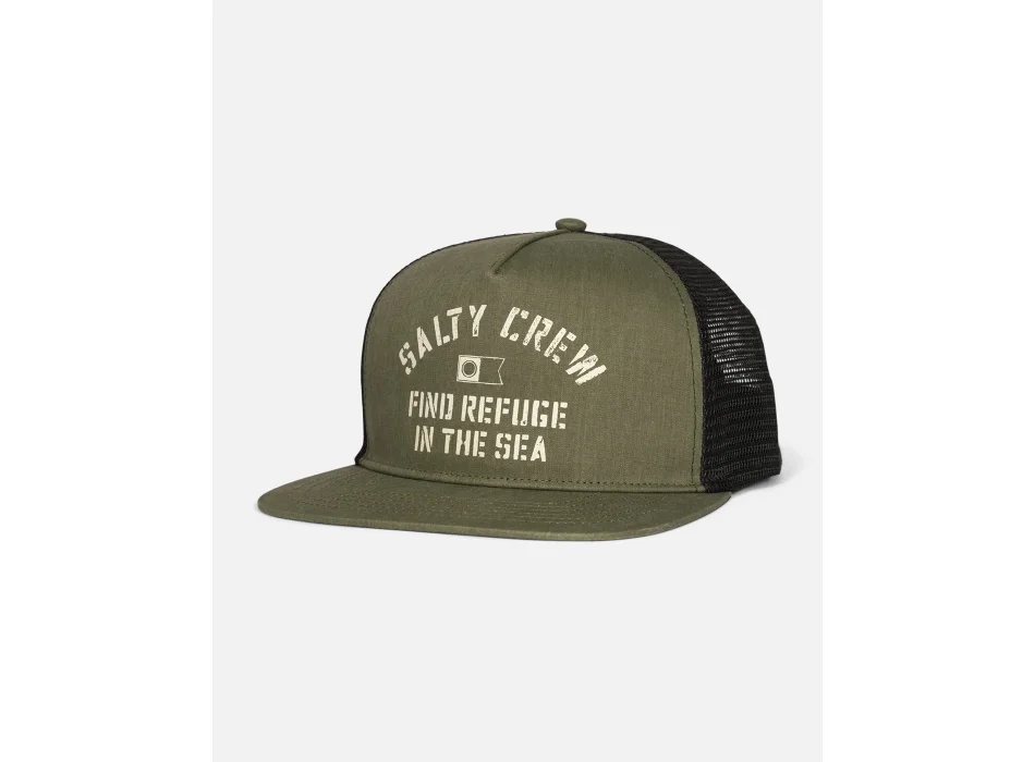 SALTY CREW GOOD TIMES TRUCKER CAPPELLINO OLIVE