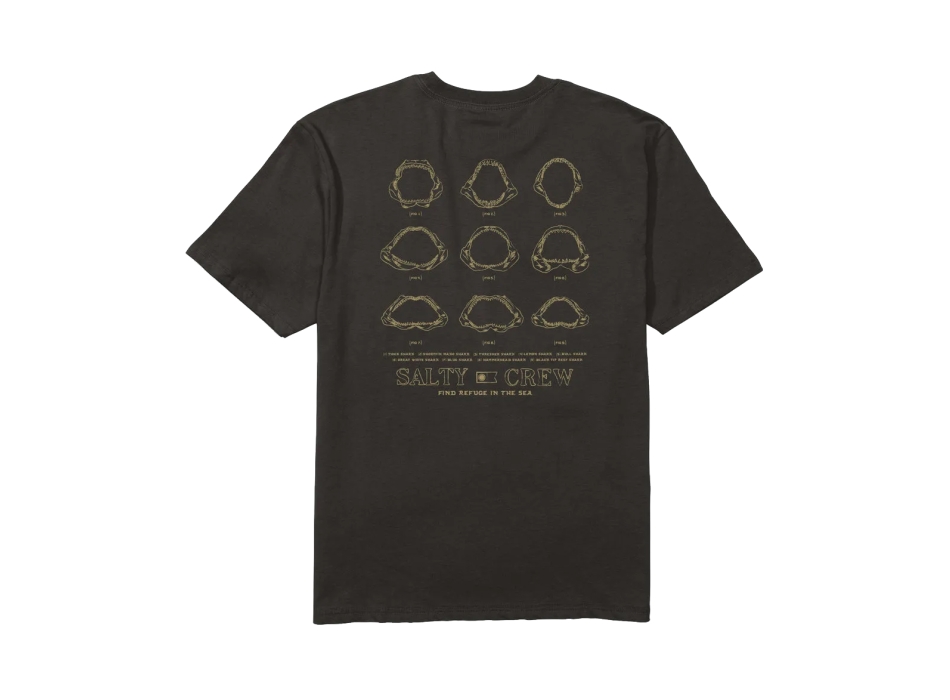 SALTY CREW JAWBONE CLASSIC T-SHIRT BLACK