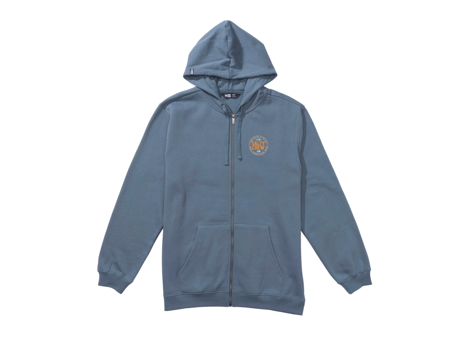 SALTY CREW LEGENDARY FELPA ZIP SLATE
