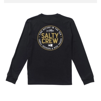 SALTY CREW LEGENDARY MAGLIA MANICHE LUNGHE BLACK