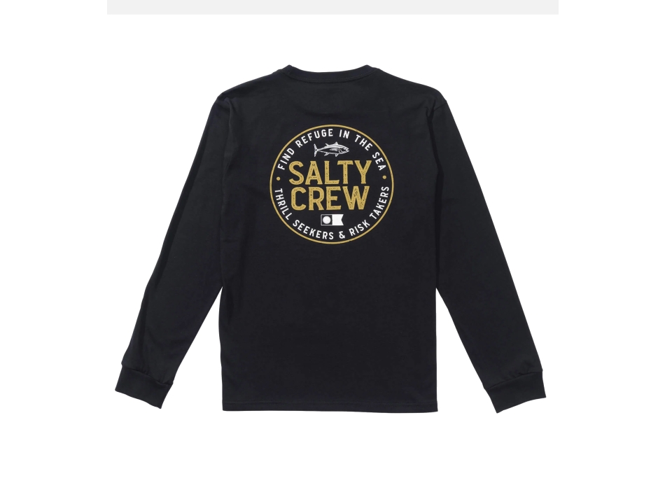 SALTY CREW LEGENDARY MAGLIA MANICHE LUNGHE BLACK