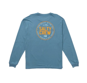 SALTY CREW LEGENDARY MAGLIA MANICHE LUNGHE SLATE