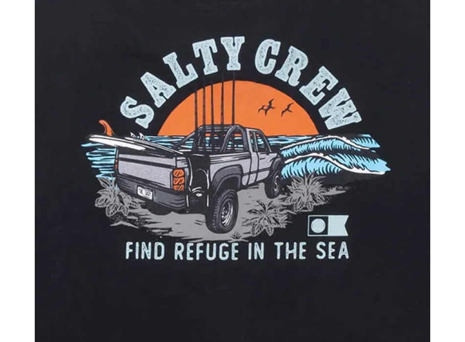 SALTY CREW LIFTED T-SHIRT BLACK