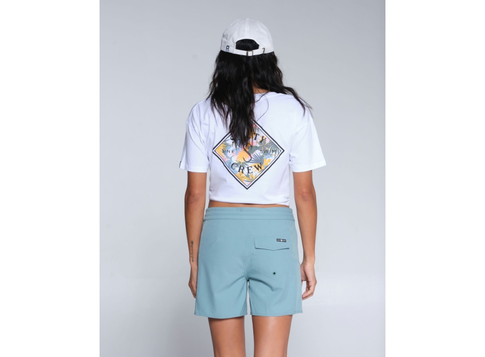 SALTY CREW LOOKOUT UTILITY SHORT DUSTY TURQ 