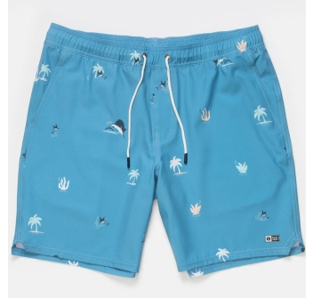 SALTY CREW LOWTIDE BOARDSHORTS MARINE BLUE 20"