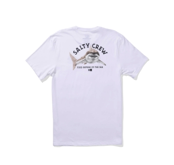 SALTY CREW LURKING BOYS T-SHIRT WHITE
