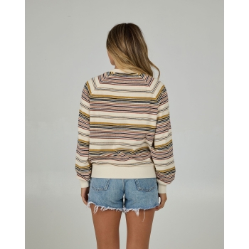SALTY CREW MAGLIA MANICHE LUNGHE GONE SAILIN CREW OFF WHITE