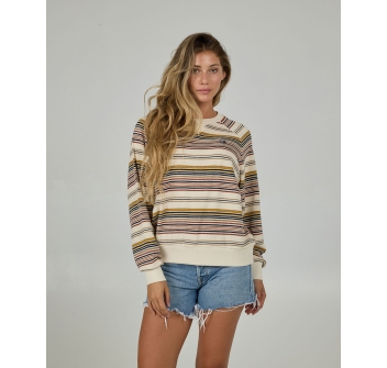 SALTY CREW MAGLIA MANICHE LUNGHE GONE SAILIN CREW OFF WHITE