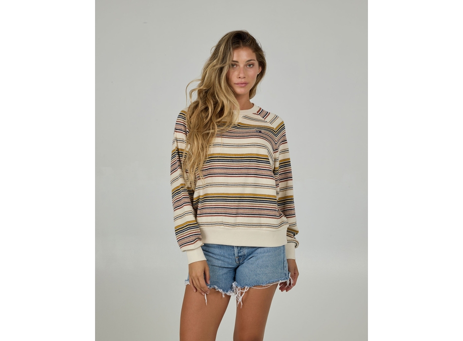SALTY CREW MAGLIA MANICHE LUNGHE GONE SAILIN CREW OFF WHITE