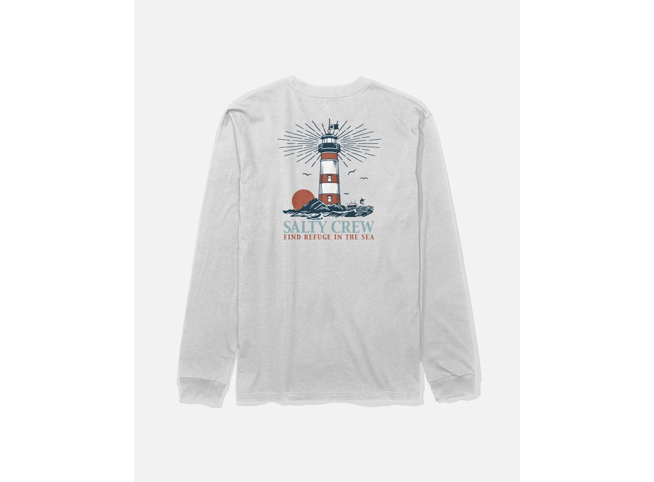 SALTY CREW MAGLIA MANICHE LUNGHE HIGH BEAM WHITE