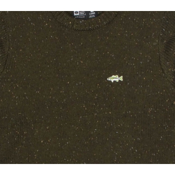 SALTY CREW MAGLIONE FLEECE DUSK KNIT DUSTY OLIVE
