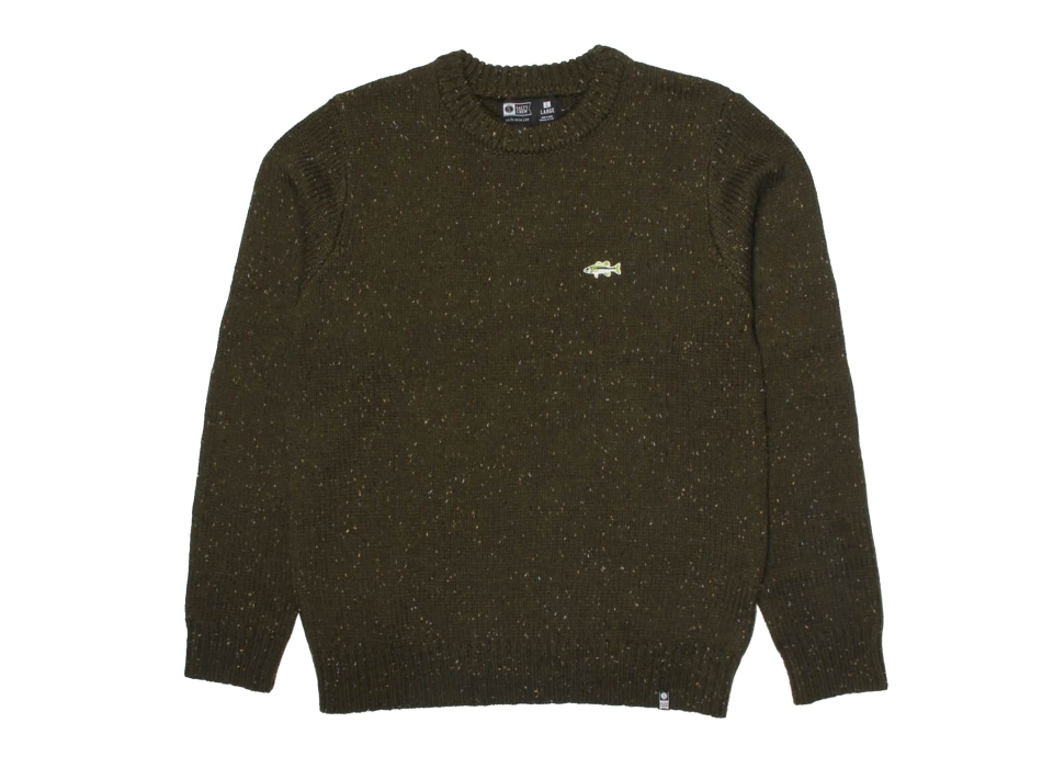 SALTY CREW MAGLIONE FLEECE DUSK KNIT DUSTY OLIVE