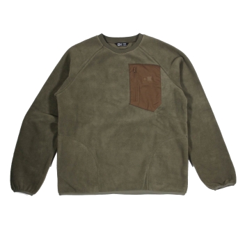 SALTY CREW PILE REEL GIROCOLLO POLAR CREW DUSTY OLIVE