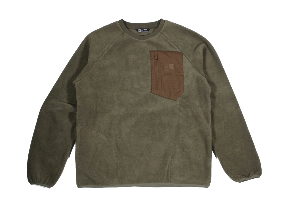 SALTY CREW PILE REEL GIROCOLLO POLAR CREW DUSTY OLIVE