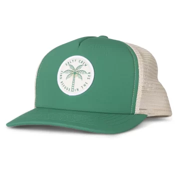 SALTY CREW QUEEN PALM TRUCKER CAPPELLINO KELLY GREEN