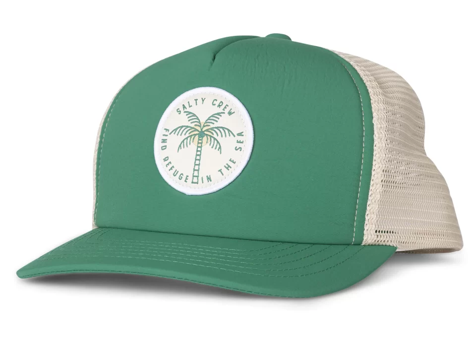 SALTY CREW QUEEN PALM TRUCKER CAPPELLINO KELLY GREEN