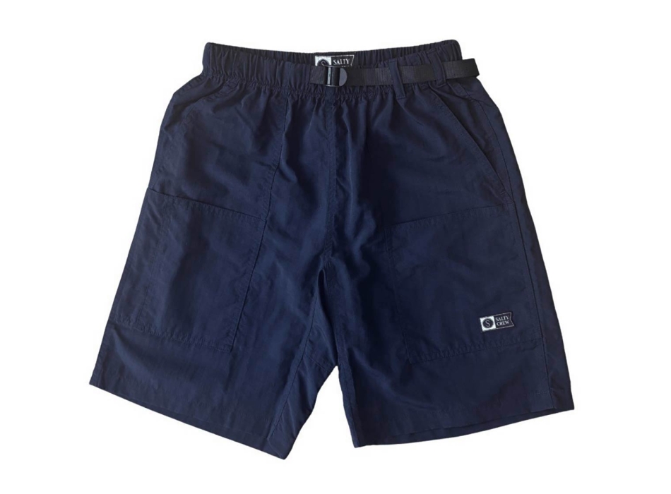SALTY CREW RAID PACKABLE UTILITY SHORT BLUE NIGHTS