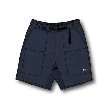 SALTY CREW RAID PACKABLE UTILITY SHORT BLUE NIGHTS