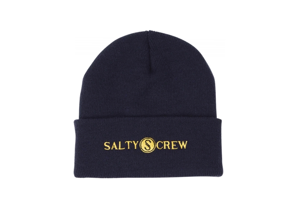 SALTY CREW RAILED BEANIE NAVY