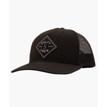 SALTY CREW SEA LINE RETRO TRUCKER CAPPELLINO BLACK