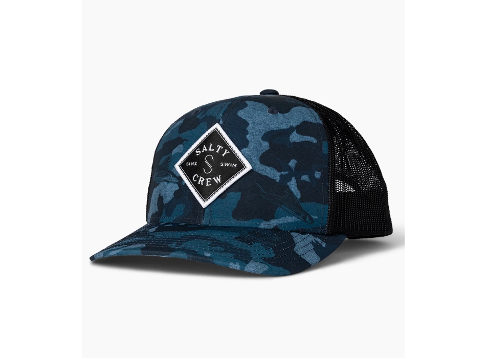 SALTY CREW SEALINE RETRO TRUCKER CAPPELLINO BLUE CAMO