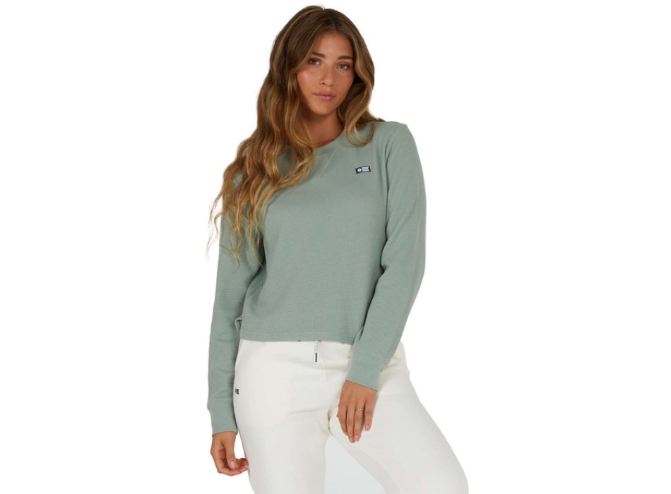 SALTY CREW SEASCAPE THERMAL MAGLIA MANICHE LUNGHE SUN SHIRT SAGE