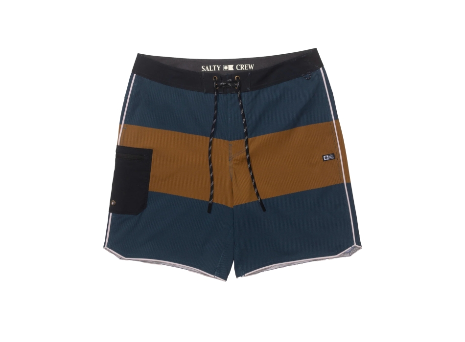 SALTY CREW SESSION BLOCKED BOARDSHORTS 18.5" MIDNIGHT NAVY